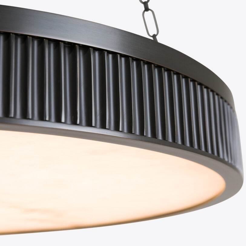 Chaplin Alabaster Plafonnier Chandelier