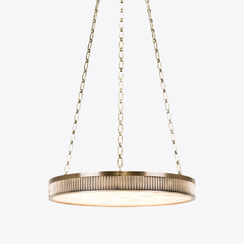 Chaplin Alabaster Plafonnier Chandelier