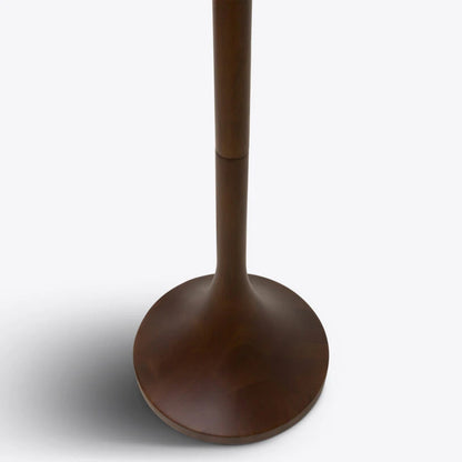 Vellum Wooden Floor Lamp with Fabric Shade