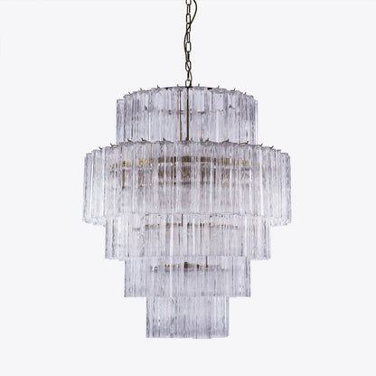 Freccia Treviso Fluted Glass Chandelier