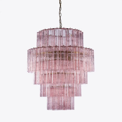 Freccia Treviso Fluted Glass Chandelier