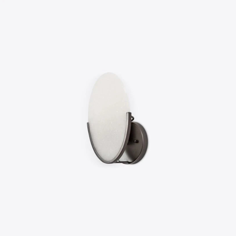 Mosman Disc Alabaster Wall Light