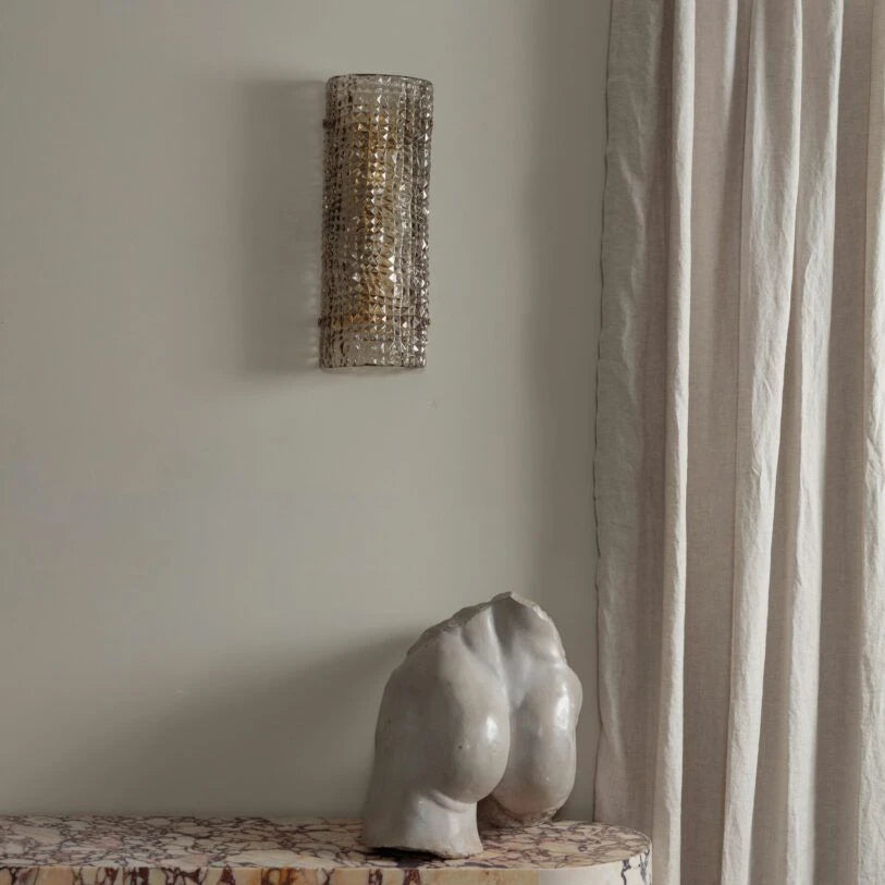 Torino Textured Glass Wall Light