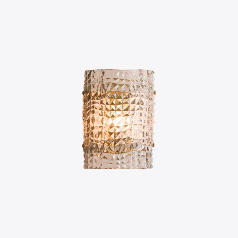 Torino Textured Glass Wall Light