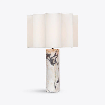 Cusco Calacatta White Marble Table Lamp
