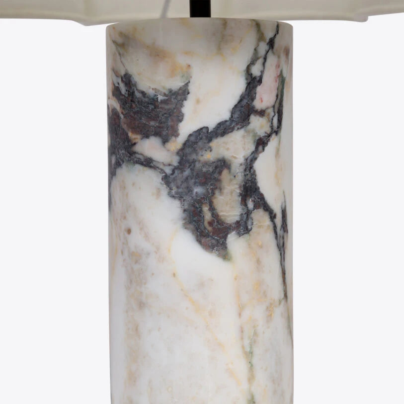 Cusco Calacatta White Marble Table Lamp