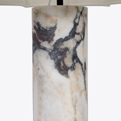 Cusco Calacatta White Marble Table Lamp