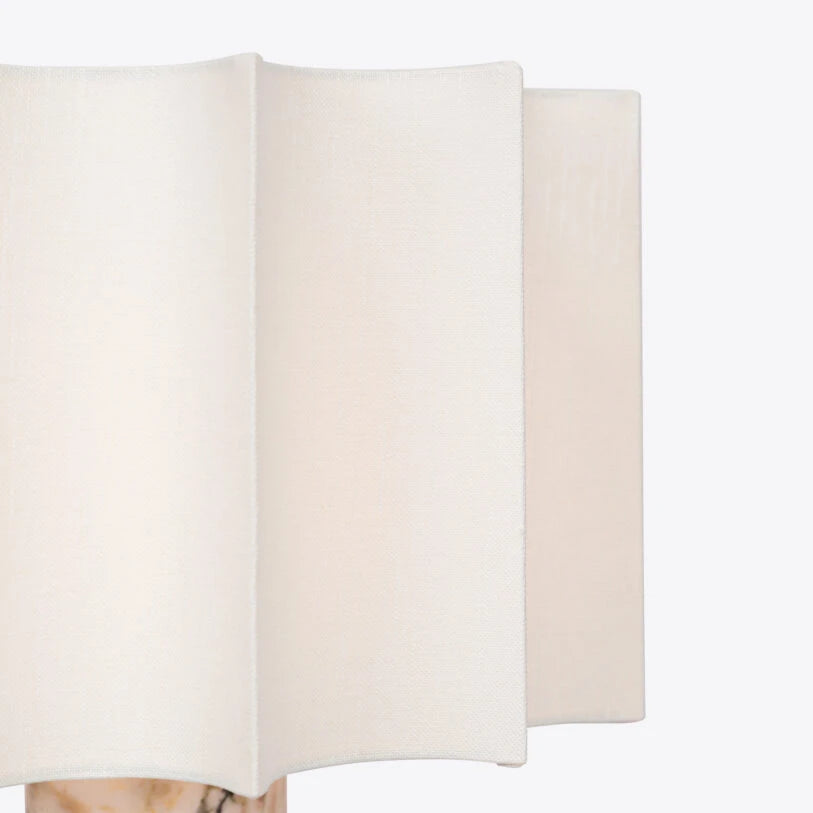 Cusco Calacatta White Marble Table Lamp
