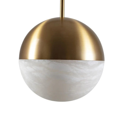 Ceres Alabaster Globe Pendant