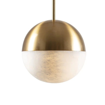 Ceres Alabaster Globe Pendant