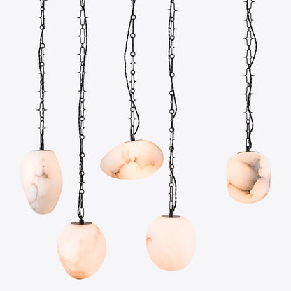 Drake Alabaster Cluster Pendant