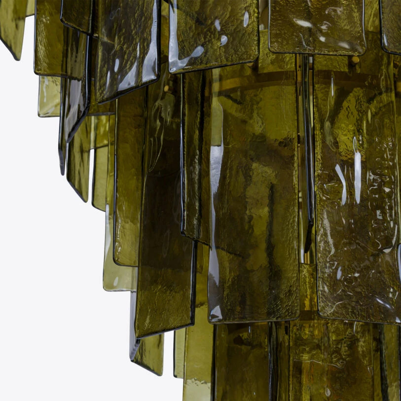 Berlin Glass Spiral Chandelier