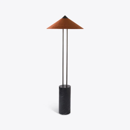 Titan Black Marble Floor Lamp