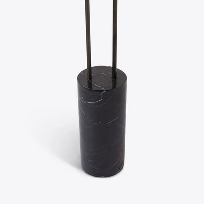 Titan Black Marble Floor Lamp