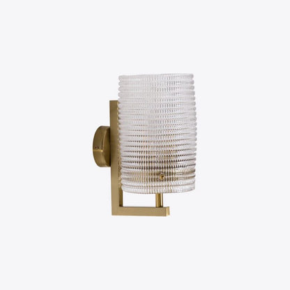 Como Waffle Moulded Glass Wall Light