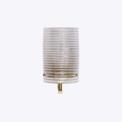 Como Waffle Moulded Glass Wall Light