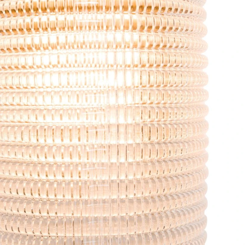 Como Waffle Moulded Glass Wall Light