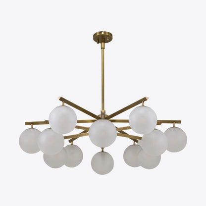 Geneva Sand Blasted Glass Chandelier