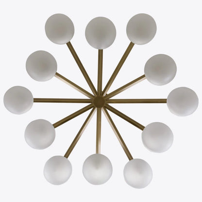 Geneva Sand Blasted Glass Chandelier