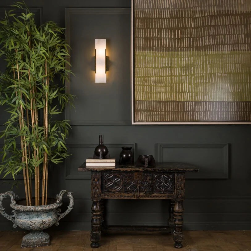 Mosman Linear Alabaster Wall Light