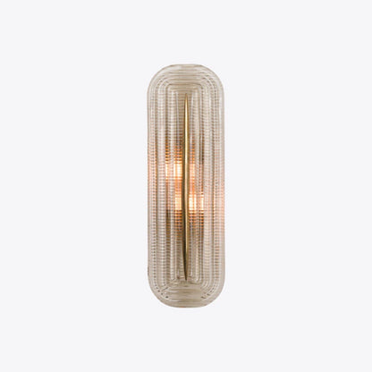 Lazio Ribbed Glass Wall Light