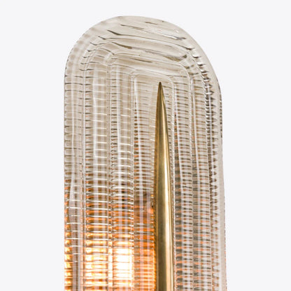 Lazio Ribbed Glass Wall Light