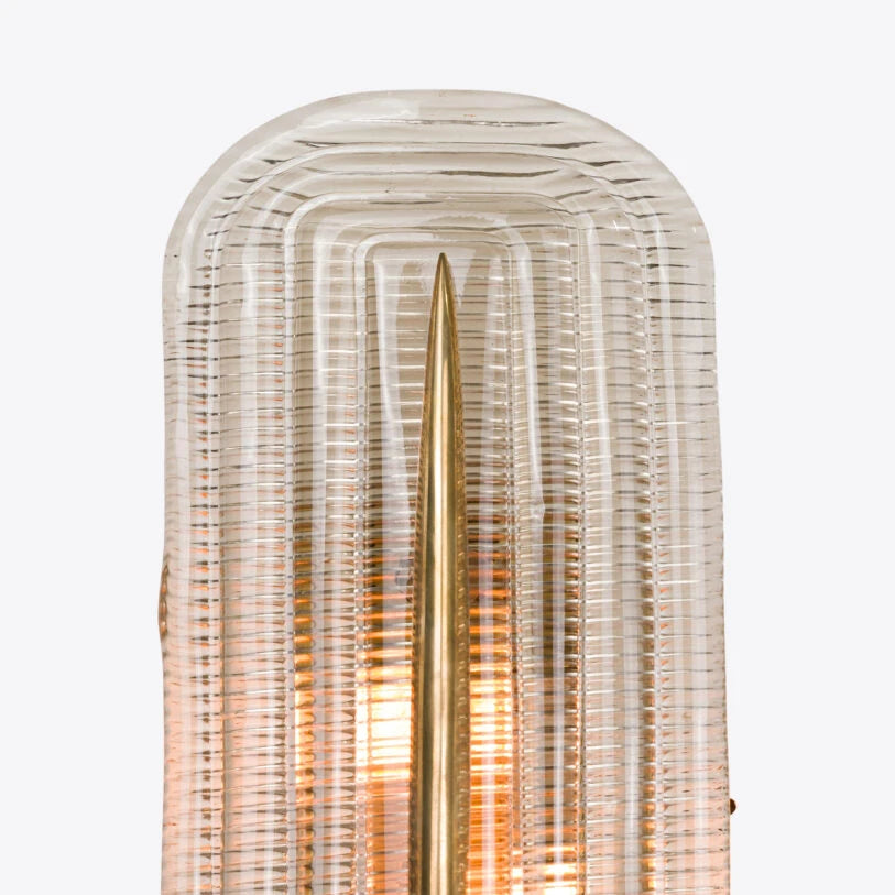 Lazio Ribbed Glass Wall Light