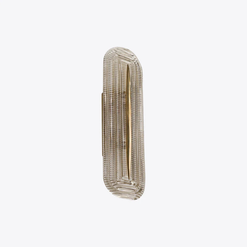 Lazio Ribbed Glass Wall Light