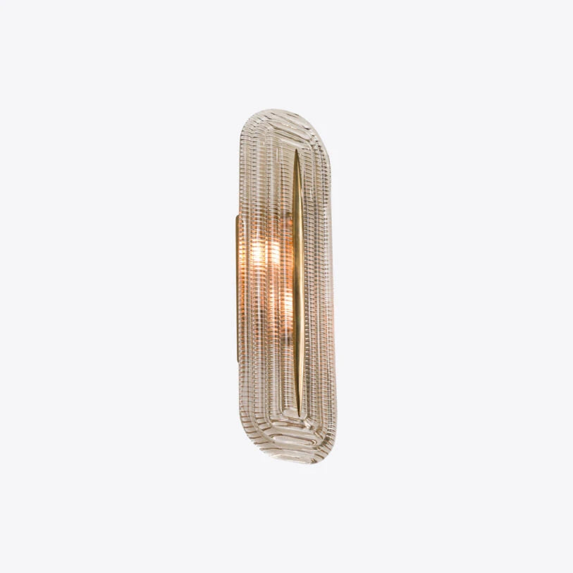 Lazio Ribbed Glass Wall Light