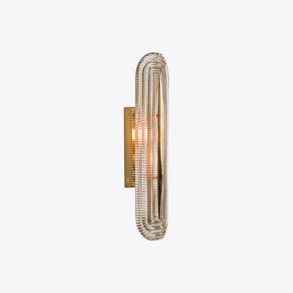 Lazio Ribbed Glass Wall Light