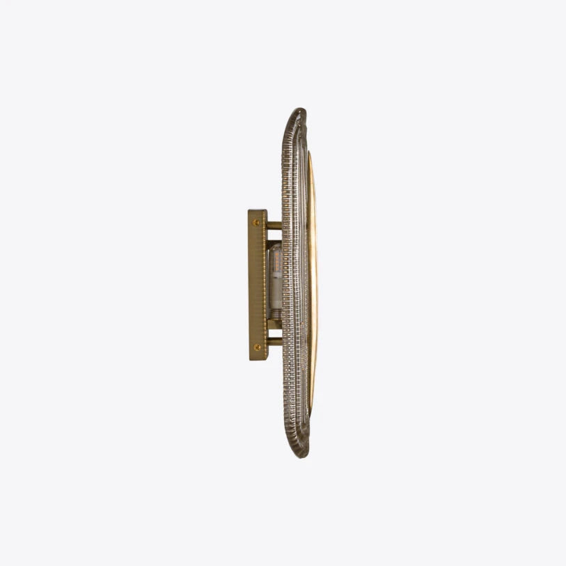 Lazio Ribbed Glass Wall Light