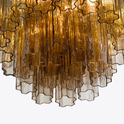 Treviso Fluted Glass Chandelier