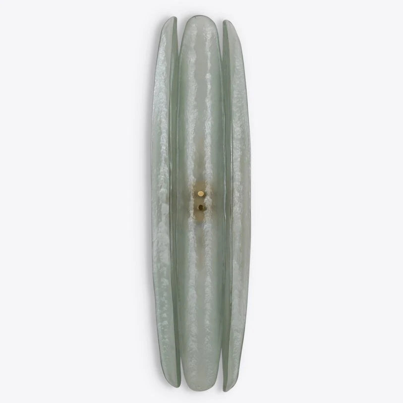Dahlia Curved Glass Wall Light