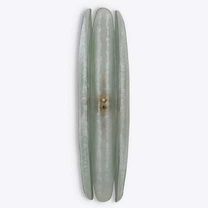 Dahlia Curved Glass Wall Light