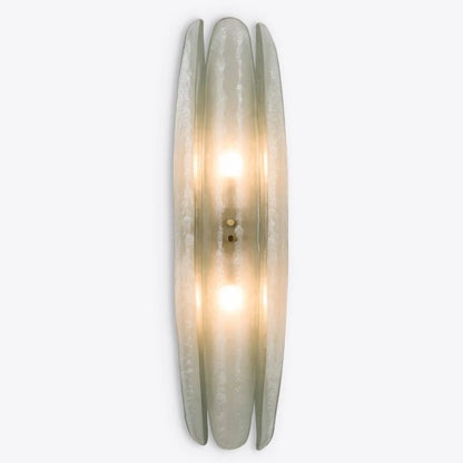 Dahlia Curved Glass Wall Light