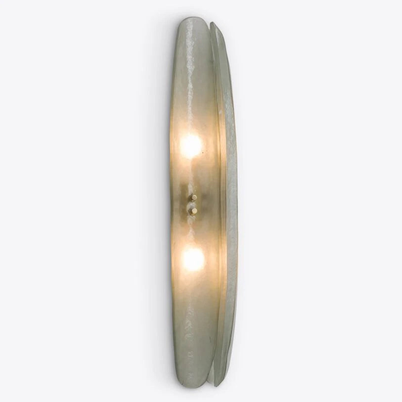 Dahlia Curved Glass Wall Light