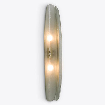 Dahlia Curved Glass Wall Light