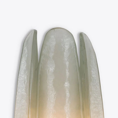 Dahlia Curved Glass Wall Light