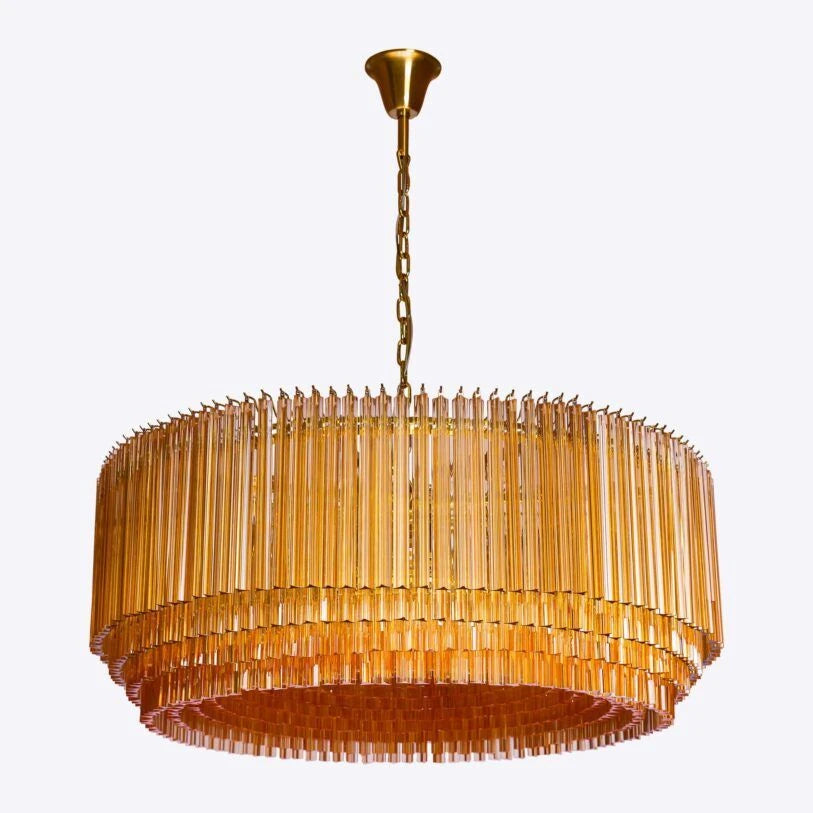 Amaro Glass Drum Chandelier