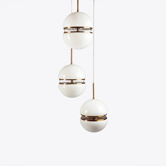 Bistro Cluster Opal Glass Pendant