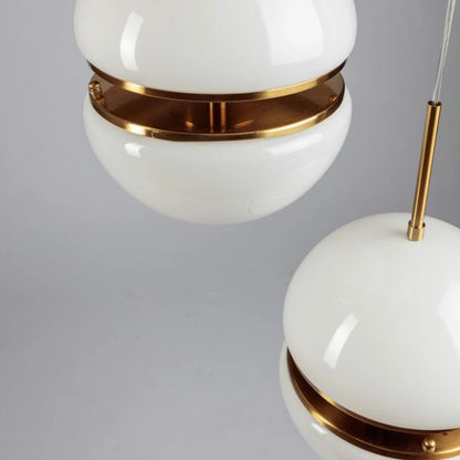 Bistro Cluster Opal Glass Pendant