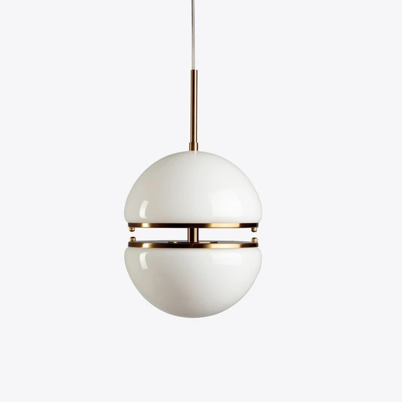 Bistro Single Opal Glass Pendant