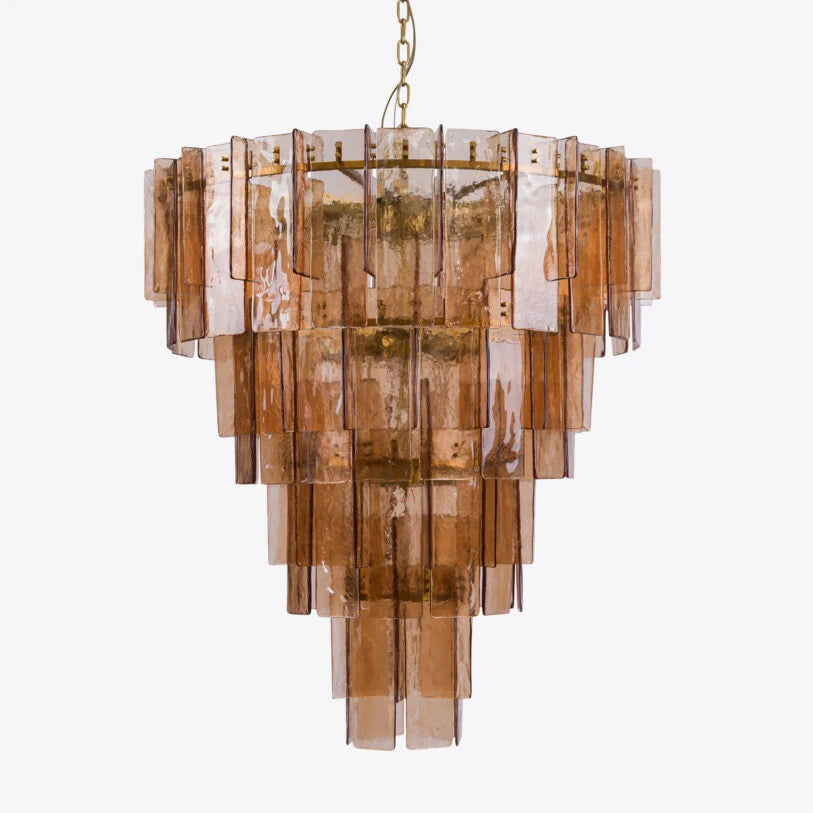 Berlin Glass Spiral Chandelier