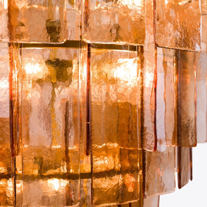 Berlin Glass Spiral Chandelier