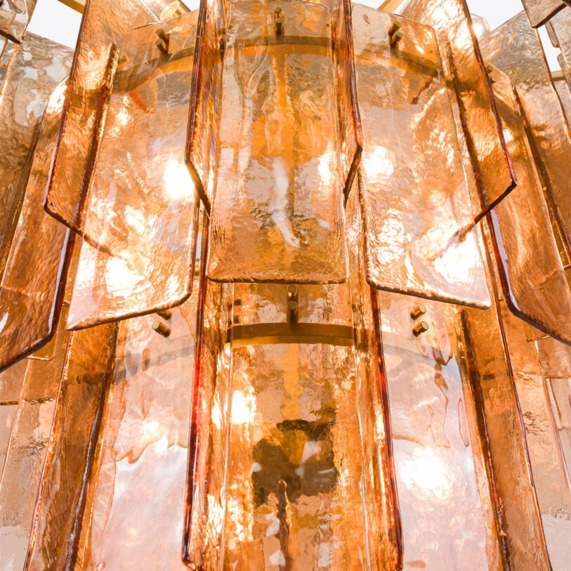 Berlin Glass Spiral Chandelier