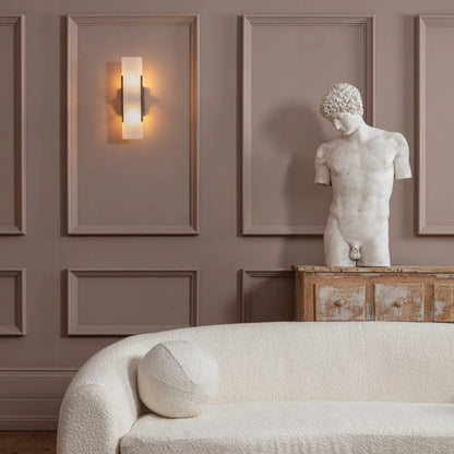 Mosman Linear Alabaster Wall Light