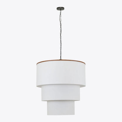 Willow White Fabric Pendant