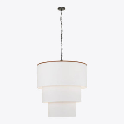 Willow White Fabric Pendant