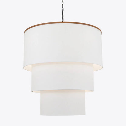 Willow White Fabric Pendant