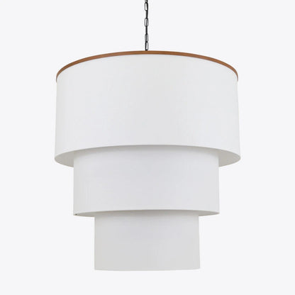 Willow White Fabric Pendant